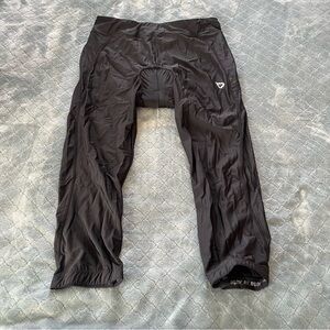 Baleaf Womens XXL Black Padded Cycling Capris 3D Gel Padded Biking Tights Pocket